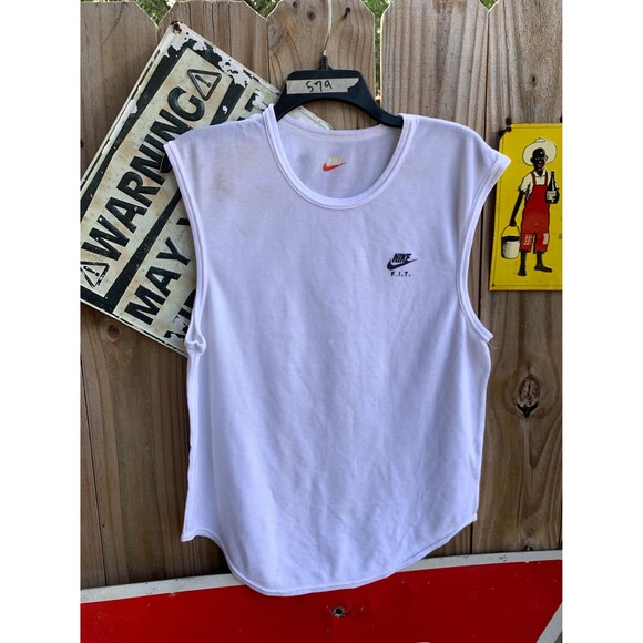 Nike Other - Vintage 90s White Nike tank top nike fits women size M
